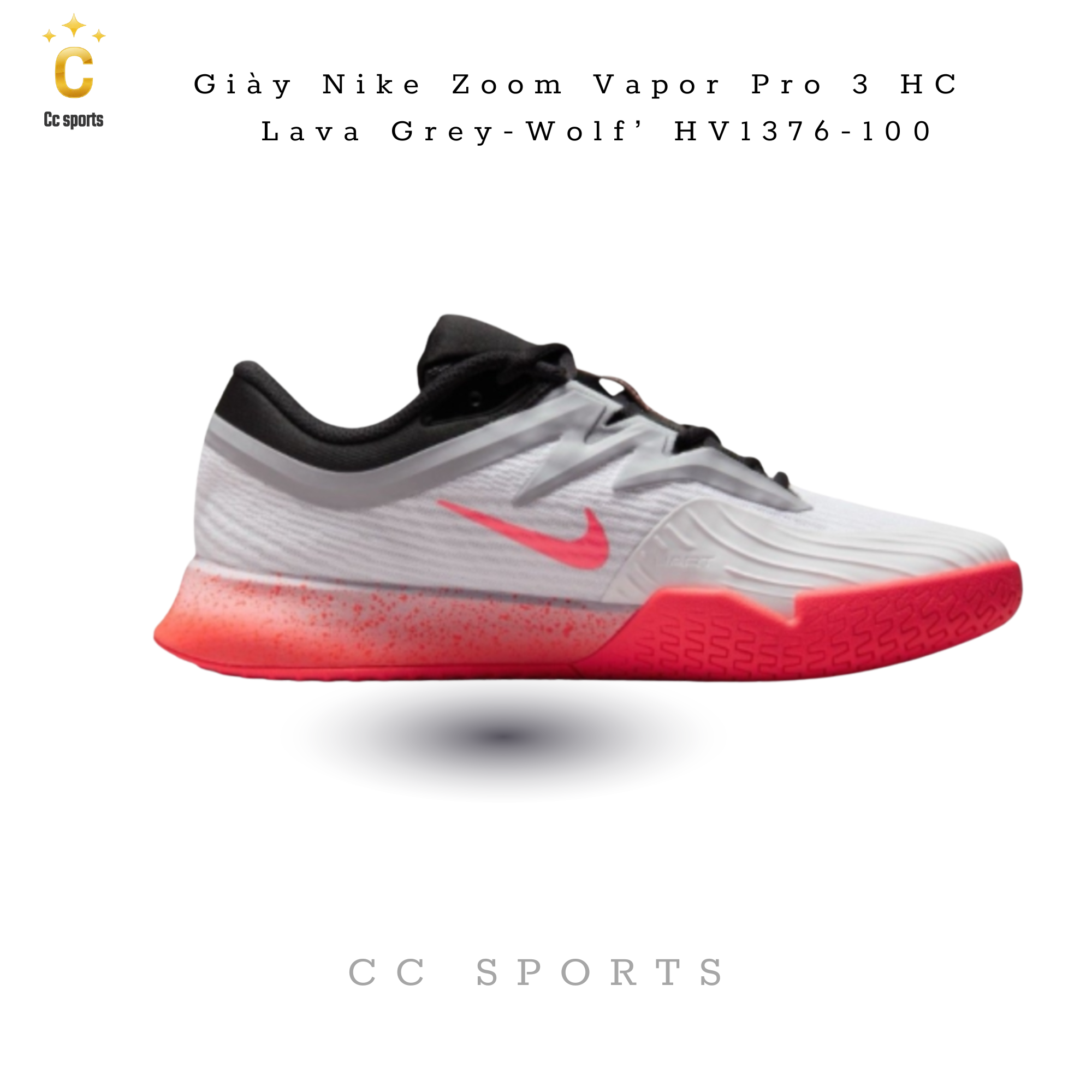 Giày Nike Zoom Vapor Pro 3 HC  HV1376-100