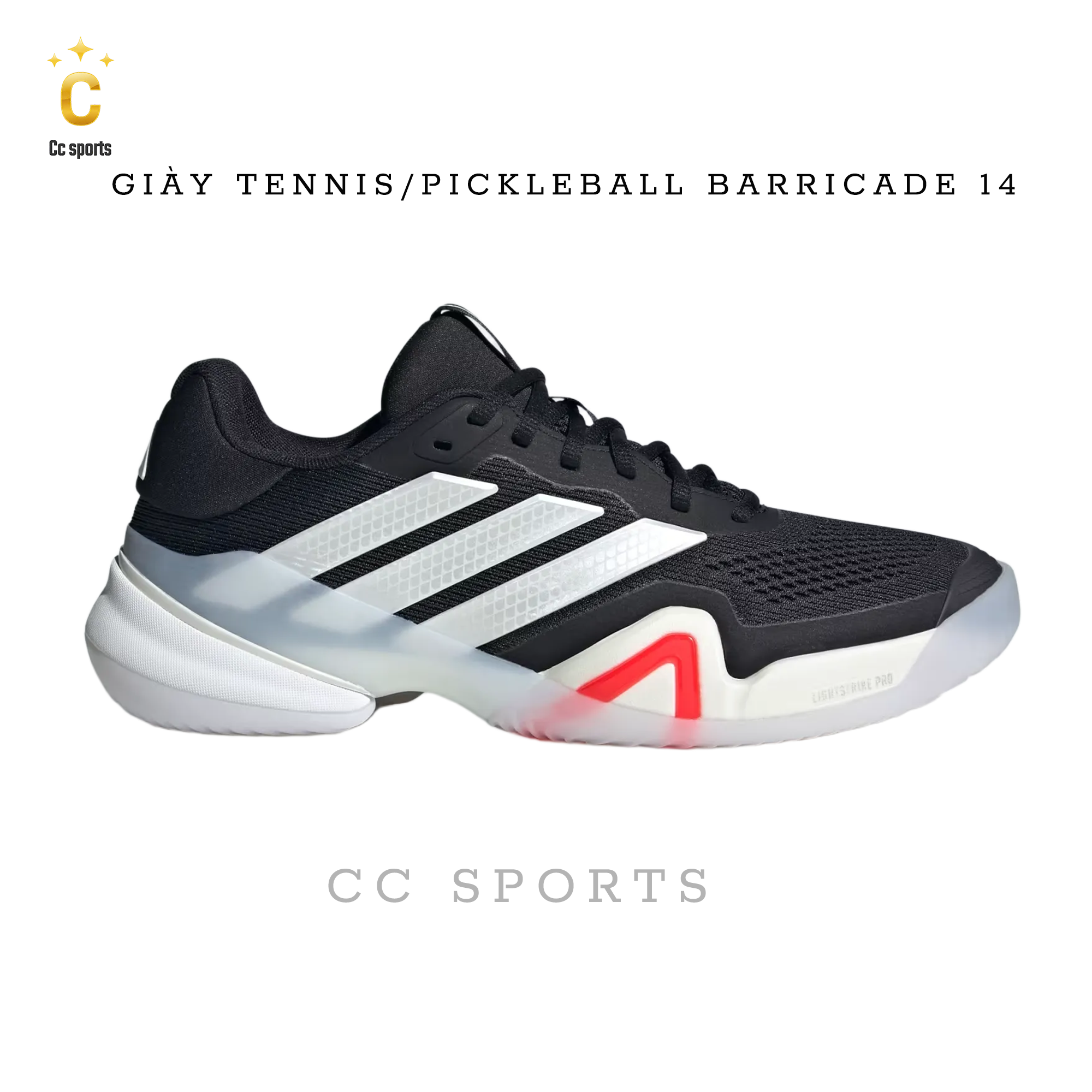 Giày Tennis/Pickleball Adidas Barricade 14