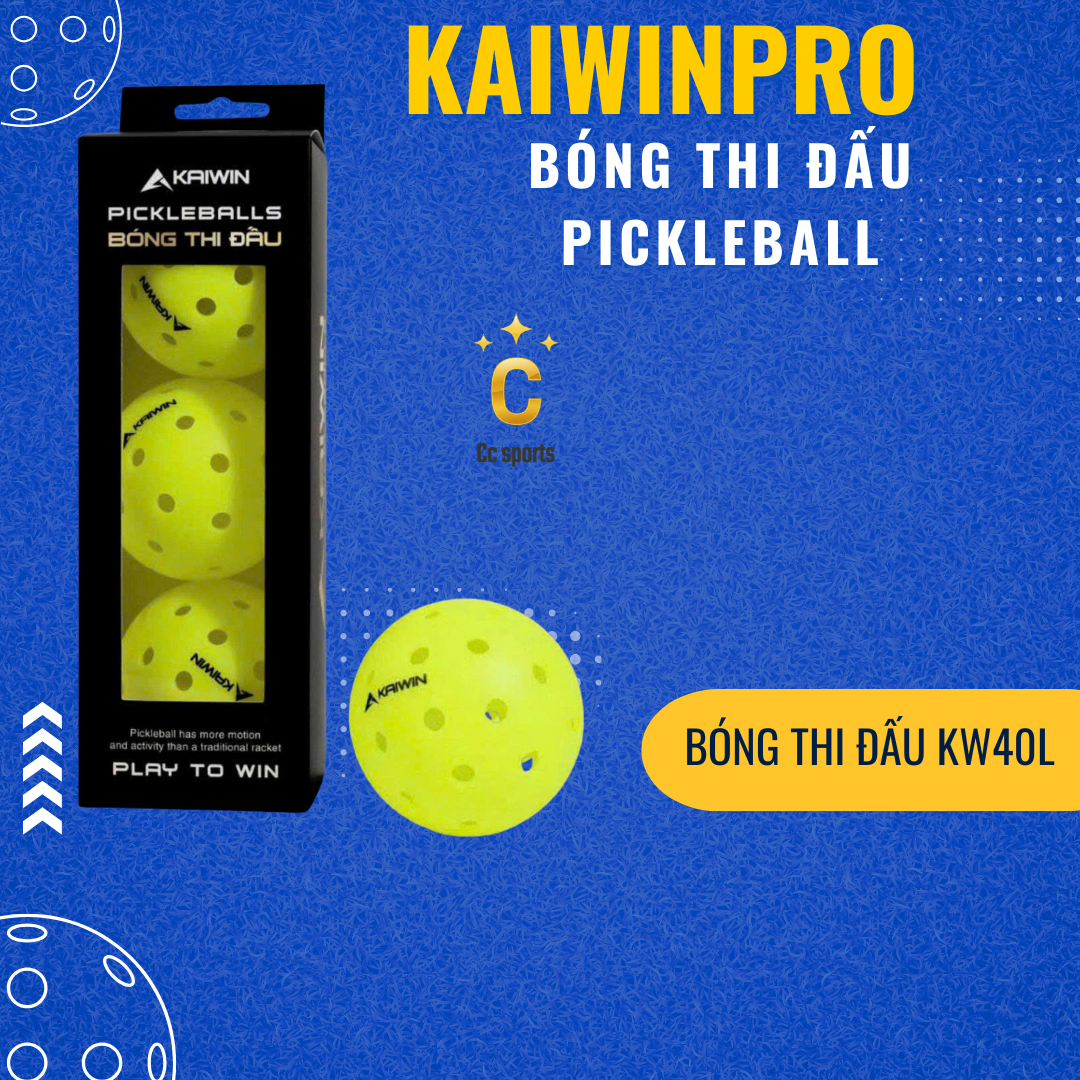 Bóng thi đấu Kaiwin hộp 3 quả