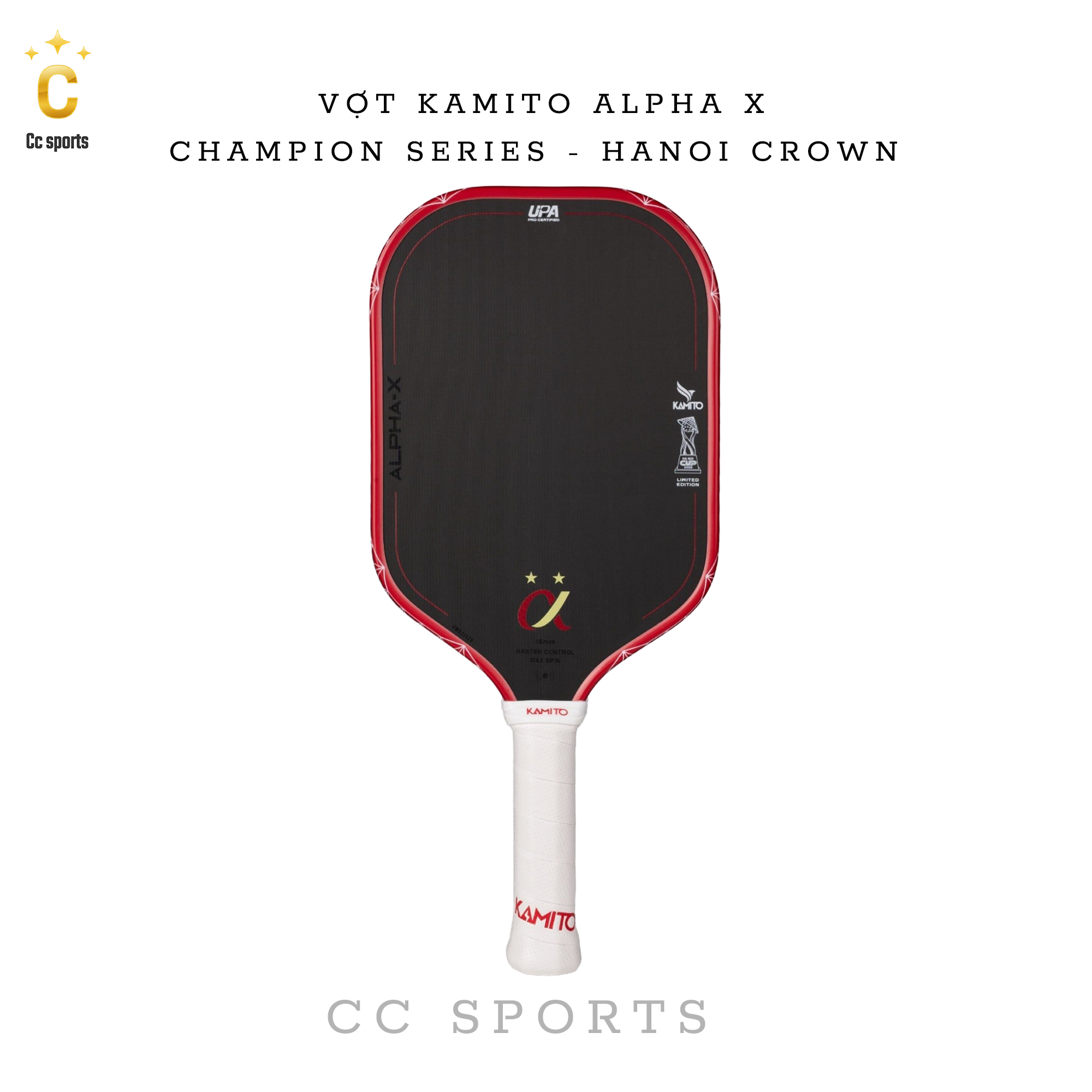 Vợt Pickleball Kamito Alpha X Champions Series - HaNoi Crown