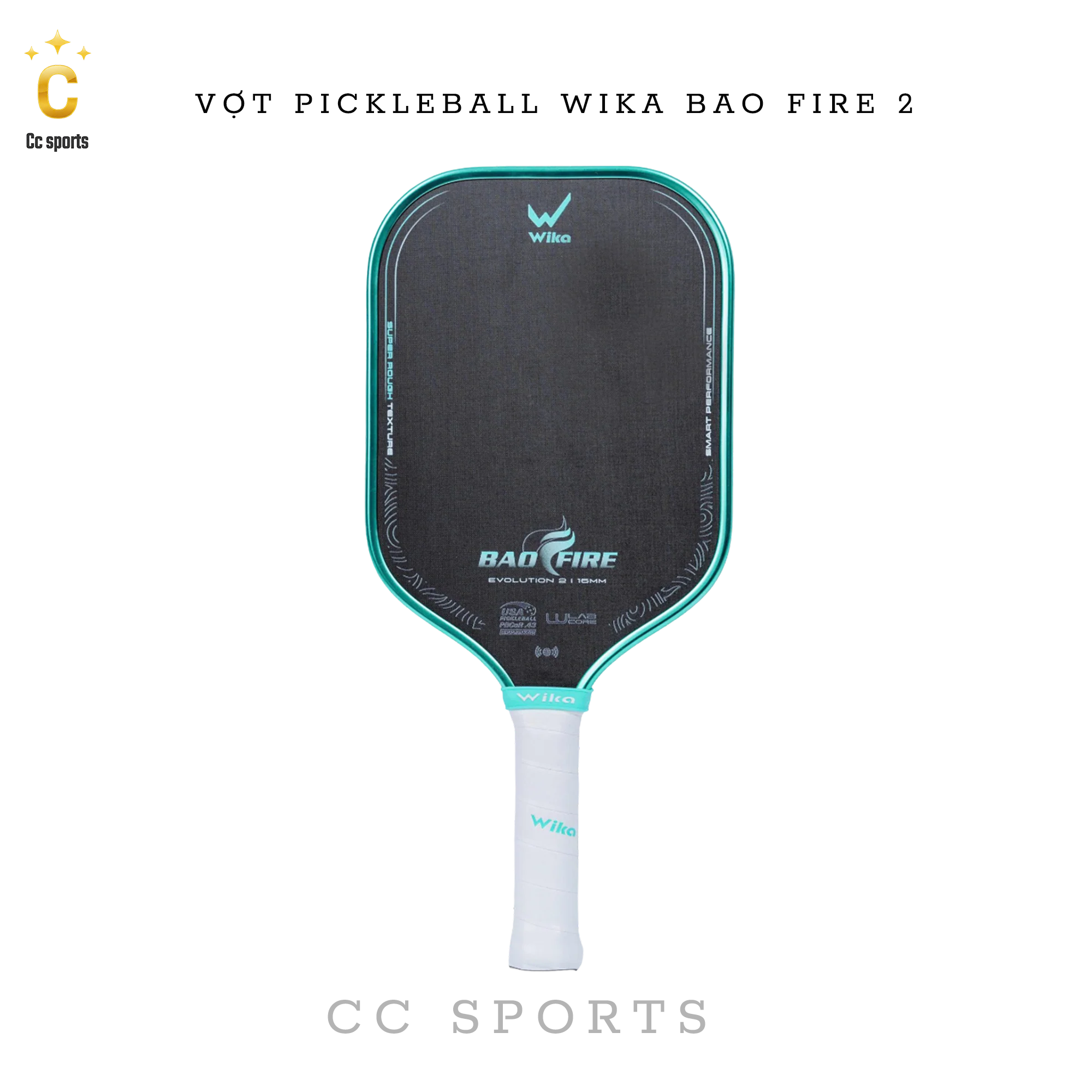 Vợt Pickleball Wika Bao Fire 2