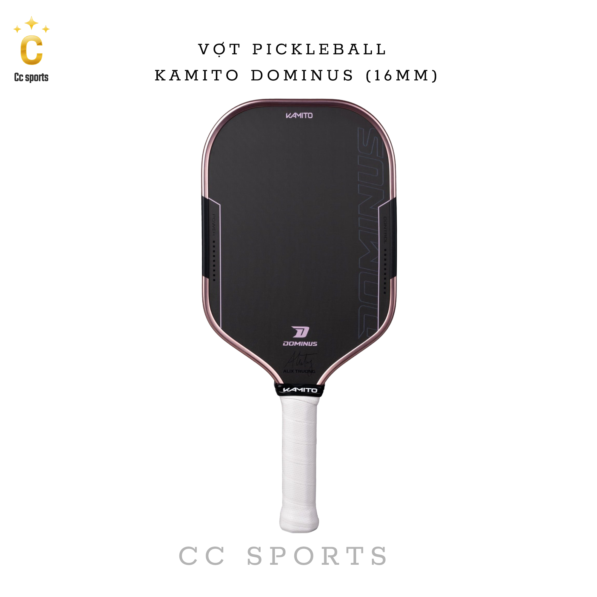 Vợt Pickleball Kamito Dominus 16mm