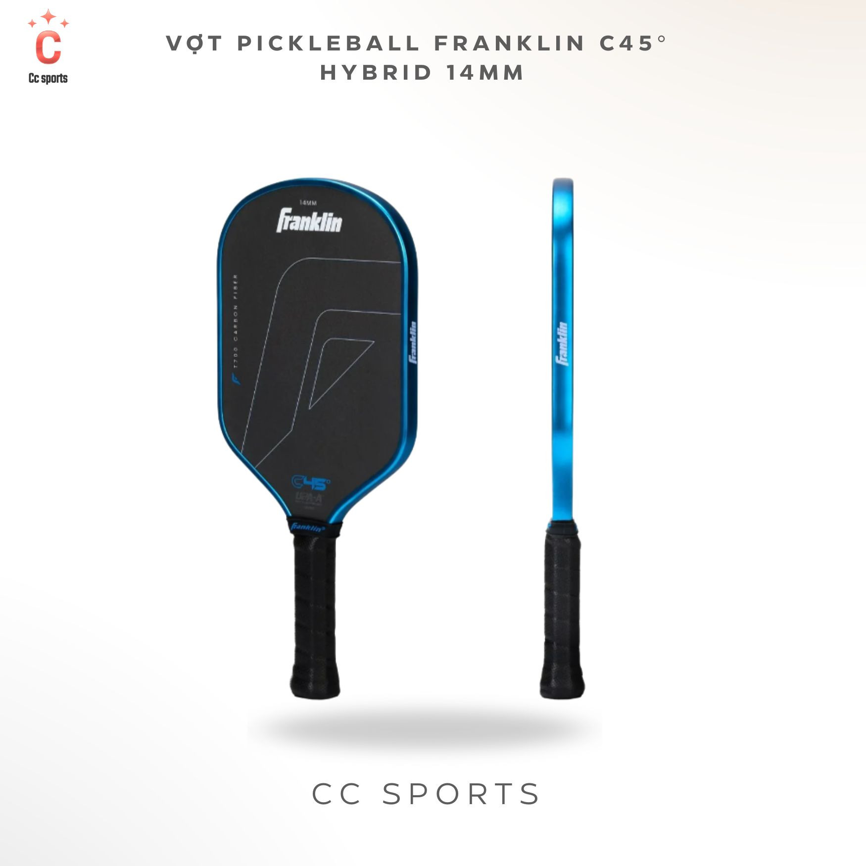 Vợt Pickleball Franklin C45° Hybrid 14mm