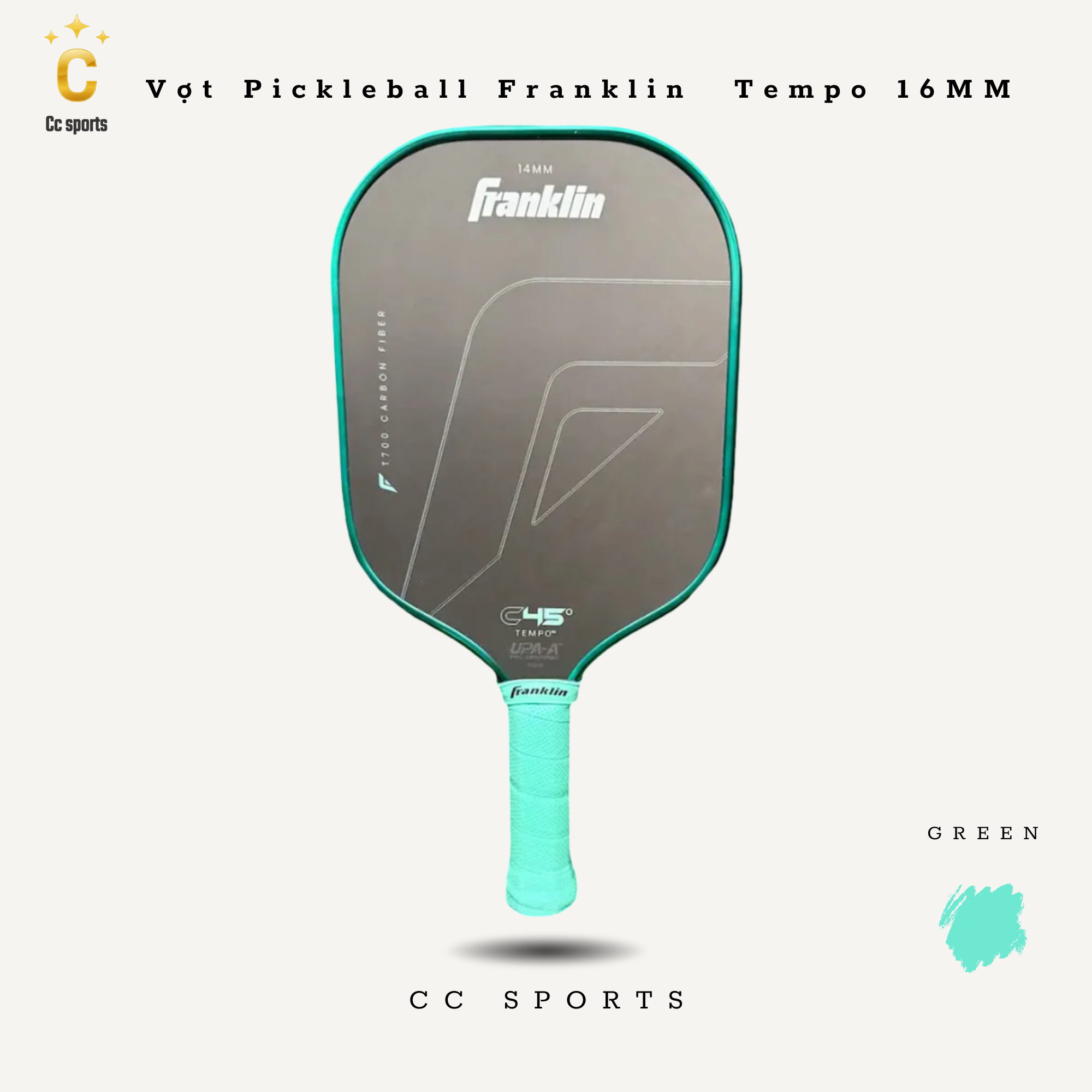 Vợt Pickleball Franklin C45° Tempo