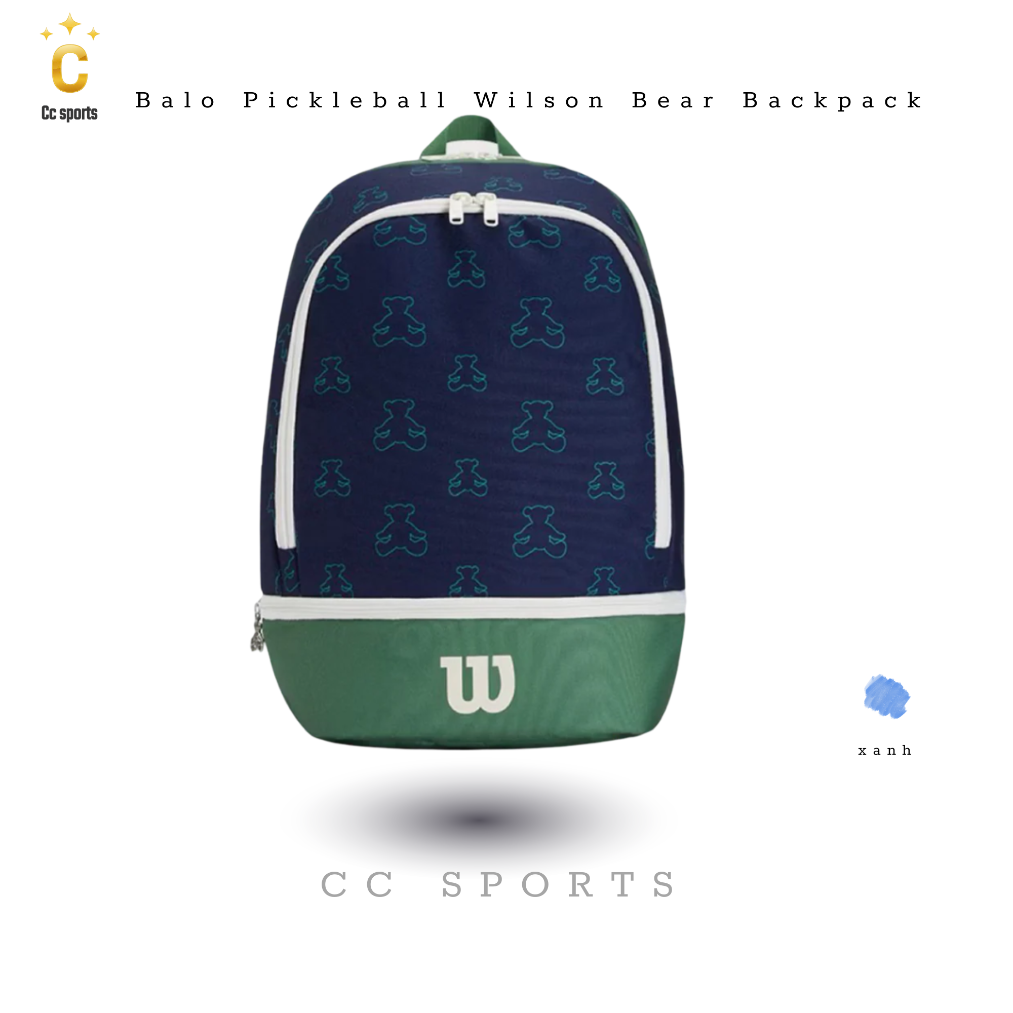 Balo Pickleball Wilson Bear Backpack