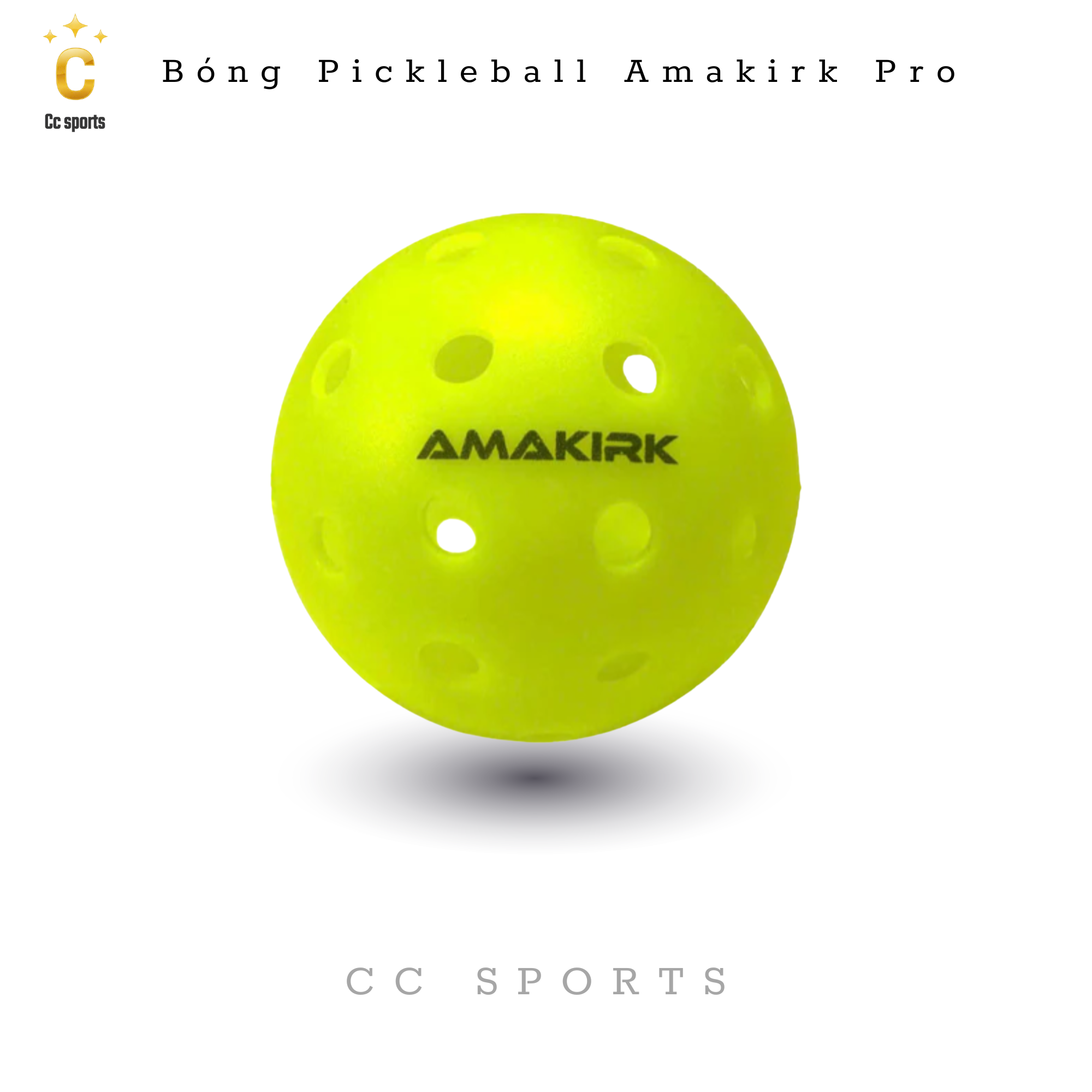 Bóng Pickleball Amakirk Pro - HỘP 3 QUẢ
